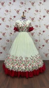 AJD 7864 Girls Wedding Wear Kids Gown Wholesale Market In Surat